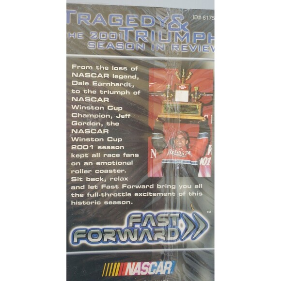 Nascar Sealed VHS Winston Cup Full Throttle Fast Forward 2001 Season Jeff Gordon - Picture 8 of 8